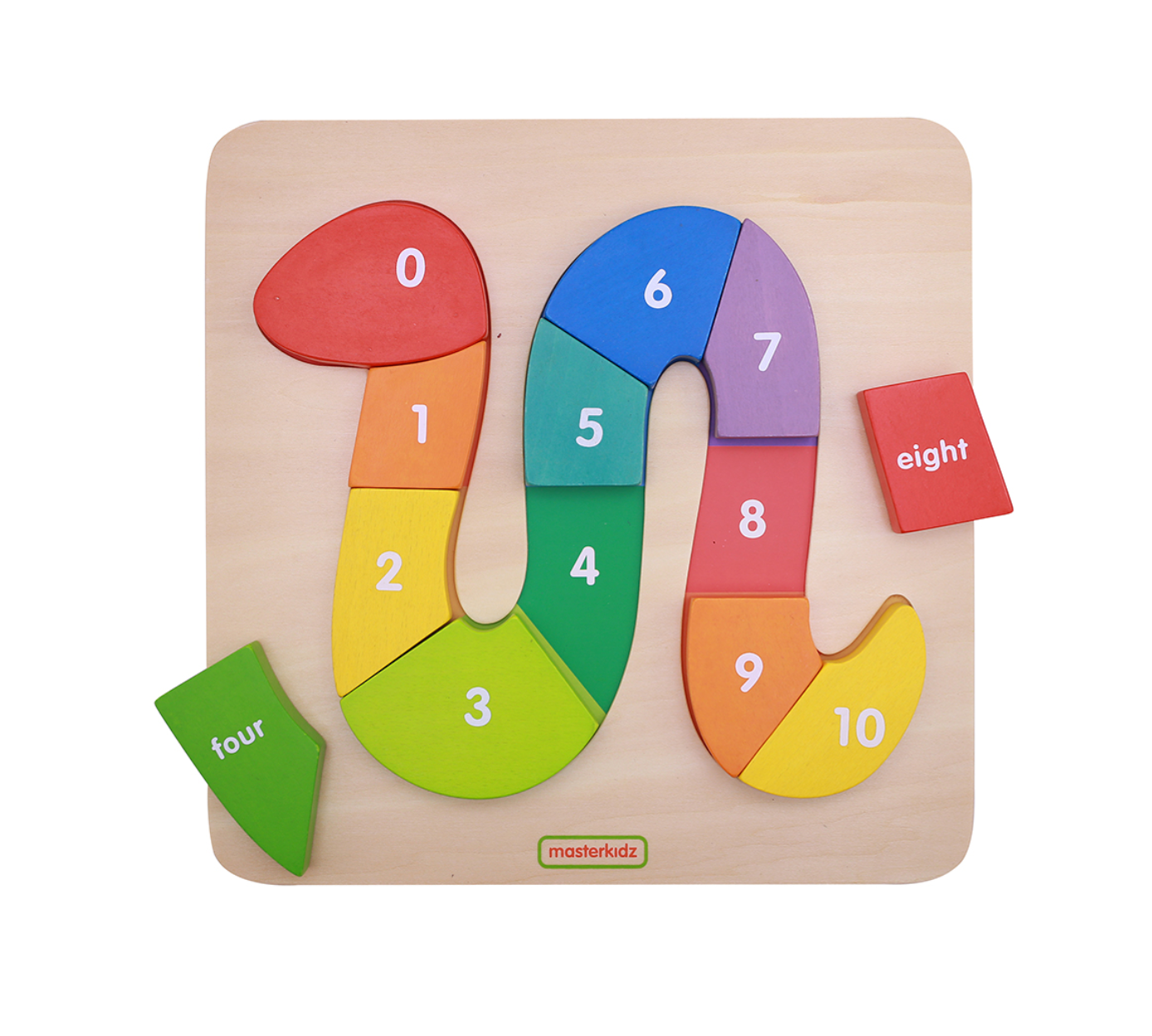 Numbering Snake Puzzle Board