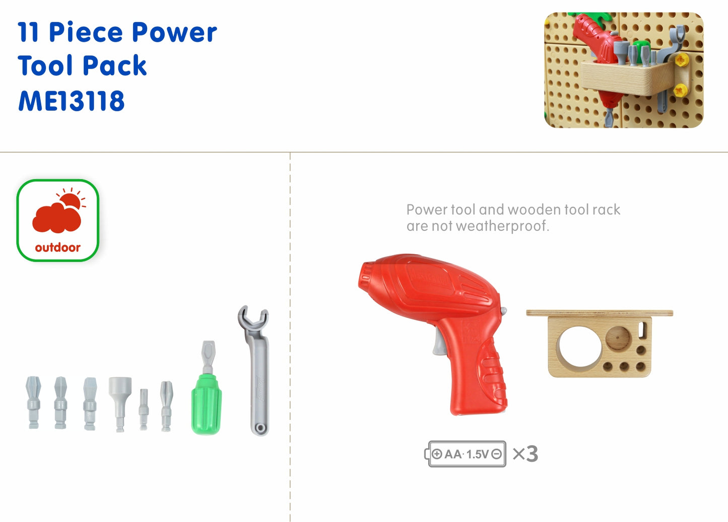 STEM WALL  11 Piece Power Tool Pack