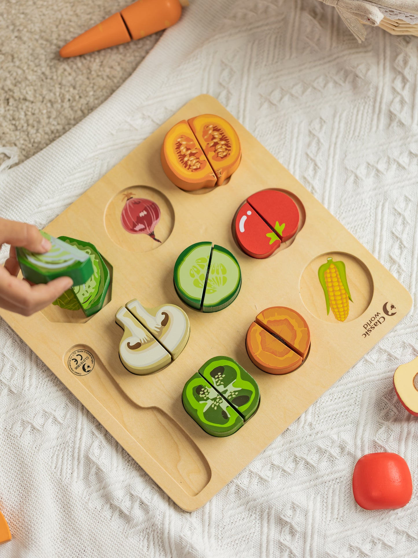 Cutting Fruit Puzzle