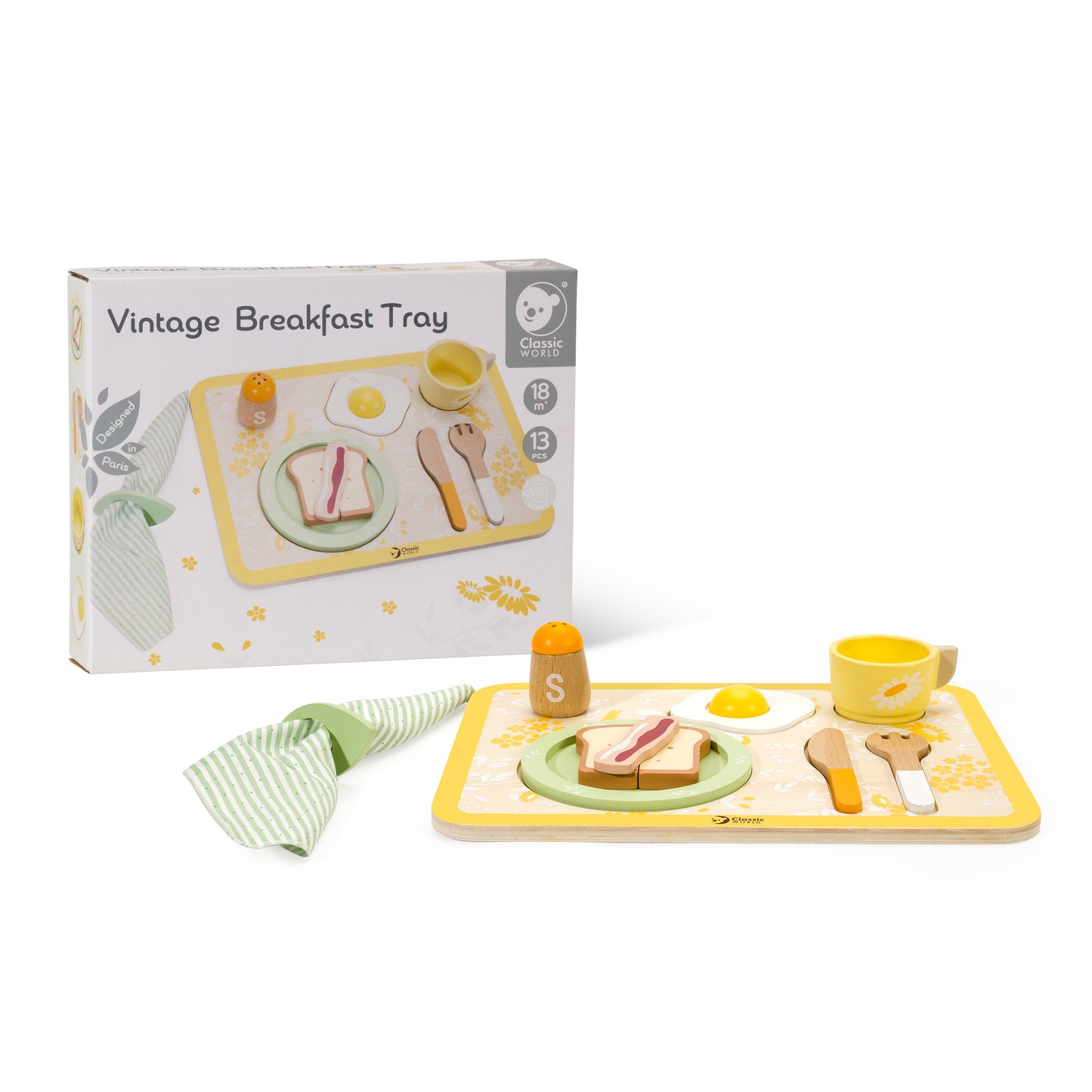 Vintage Breakfast Tray