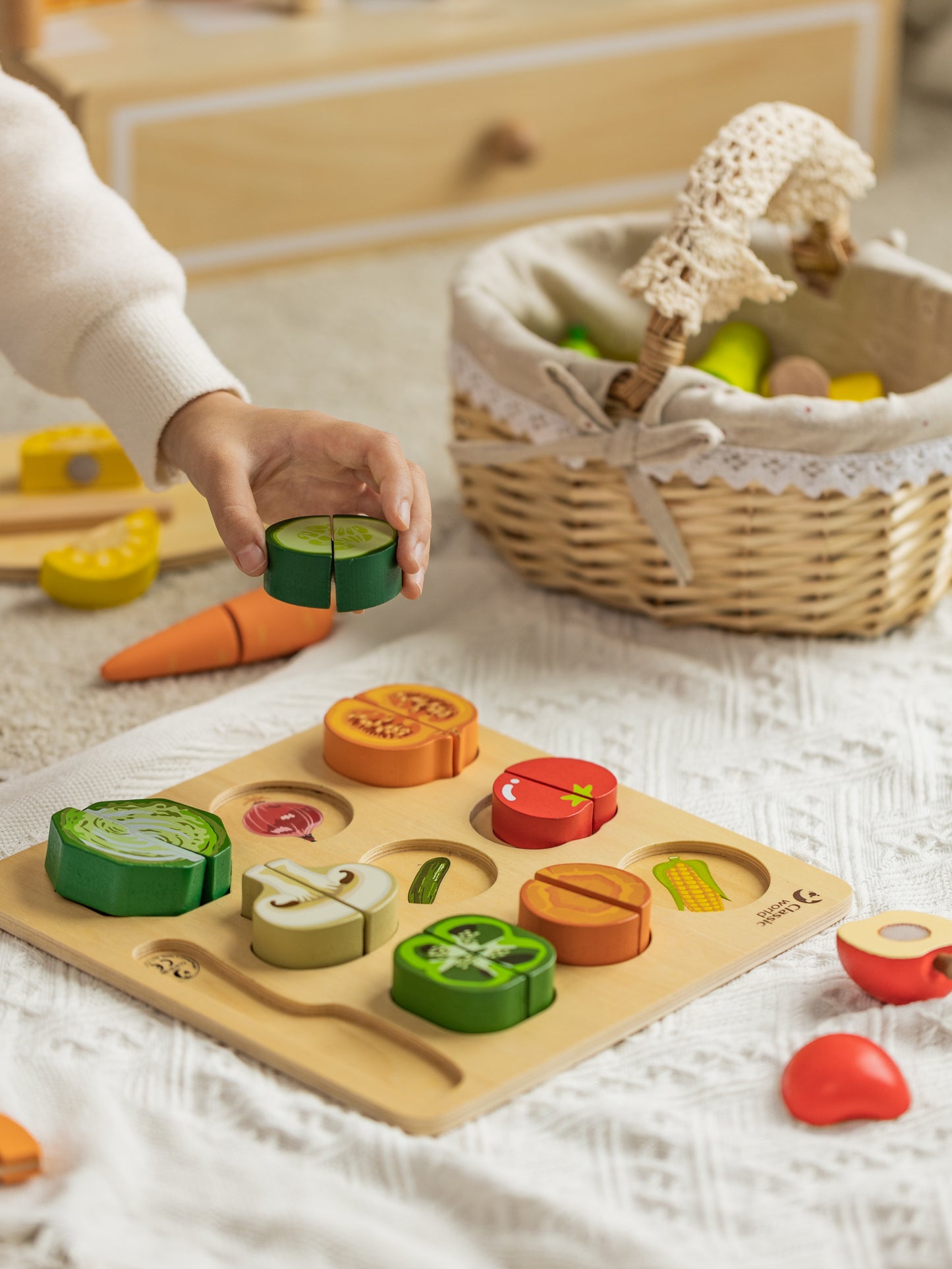 Cutting Fruit Puzzle