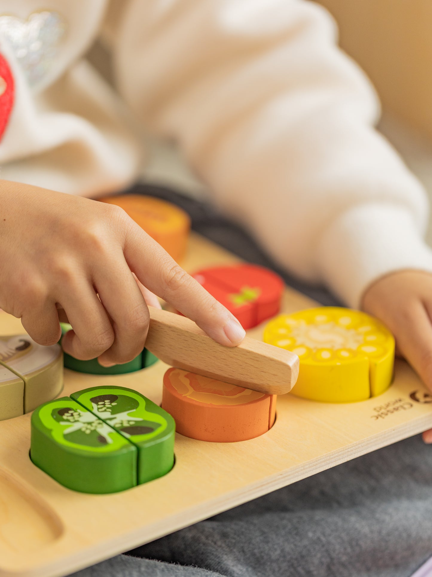 Cutting Fruit Puzzle