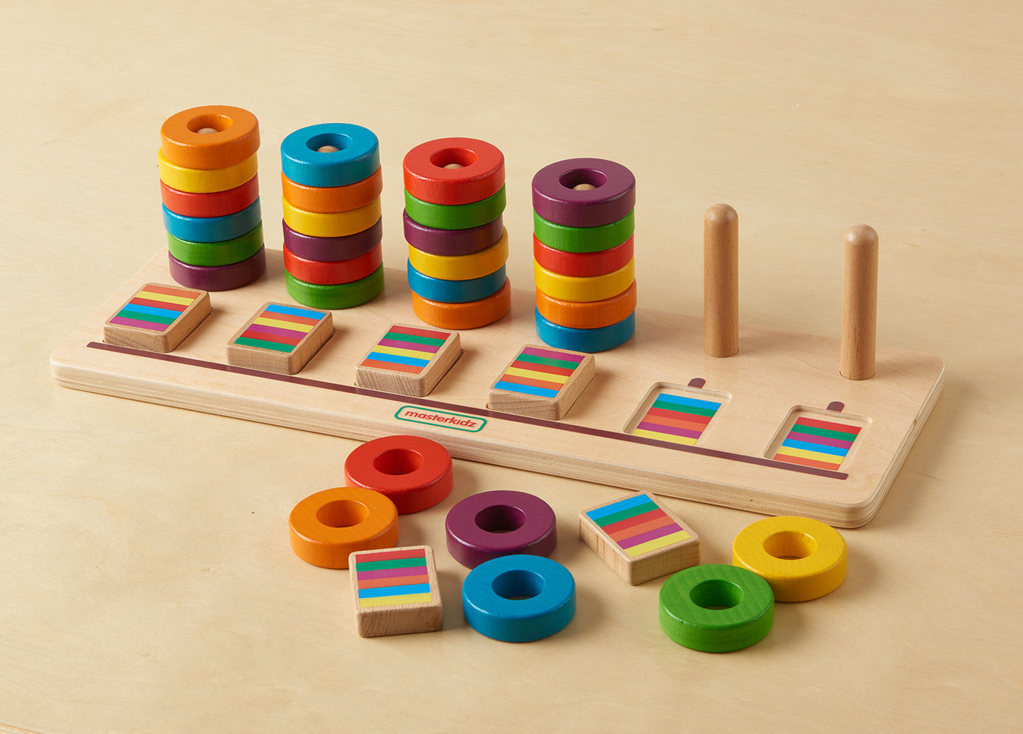 Sequence and Spatial Relationship Learning Ring Stackers
