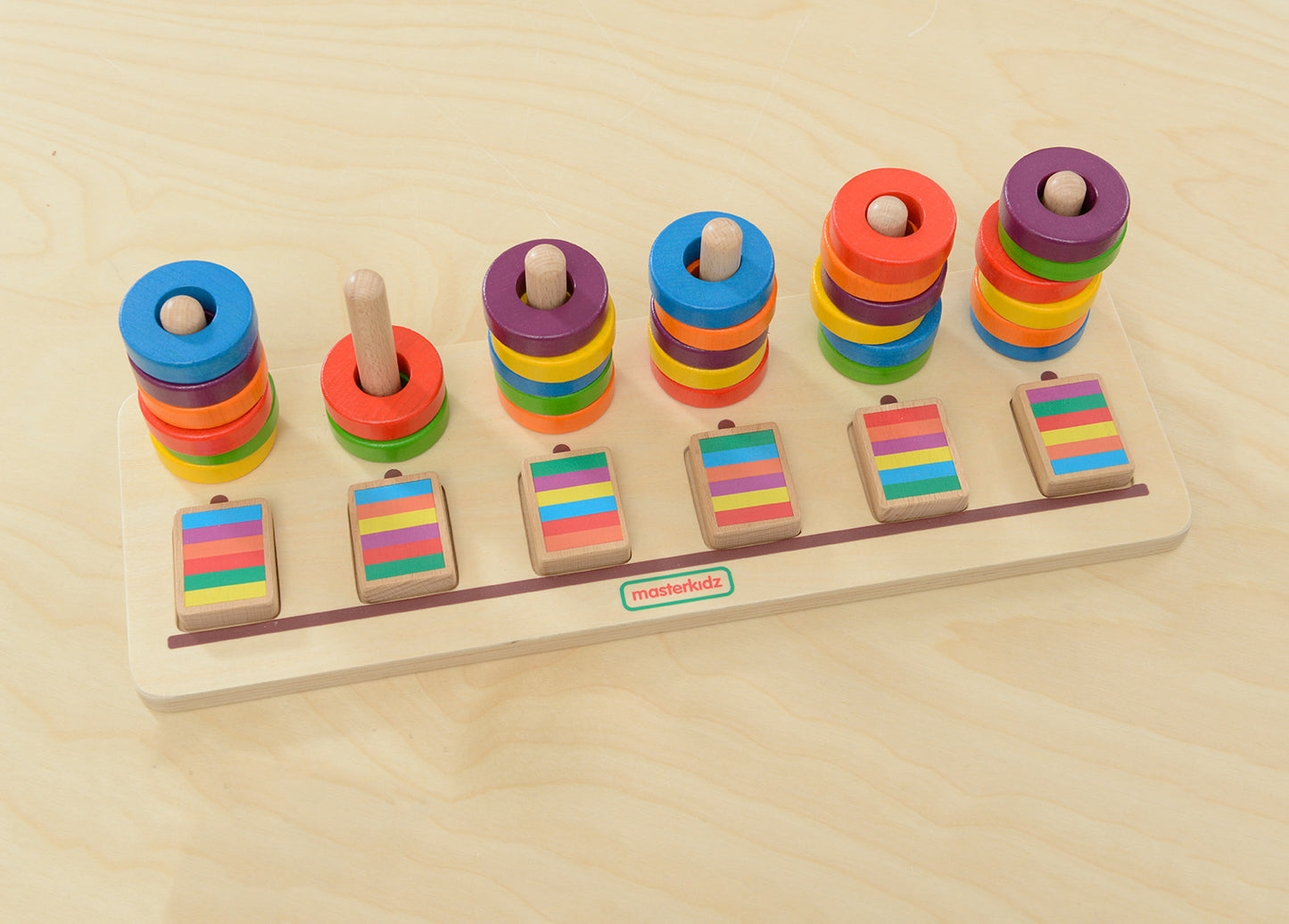 Sequence and Spatial Relationship Learning Ring Stackers