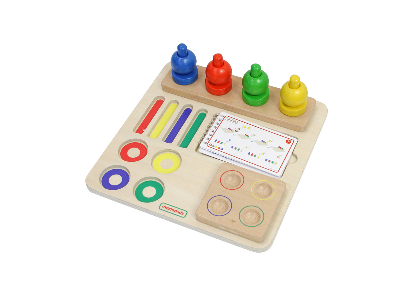 Stacking Pegs, Rings and Spheres