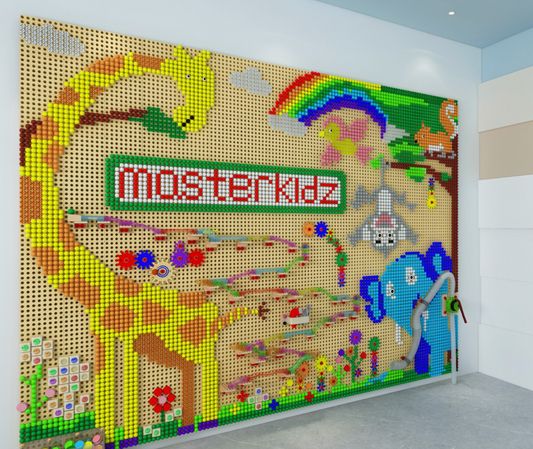 STEM Wall 800L x 1200H (48-piece set) - with FREE Wooden Panels