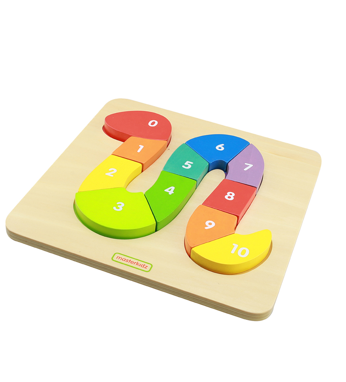 Numbering Snake Puzzle Board